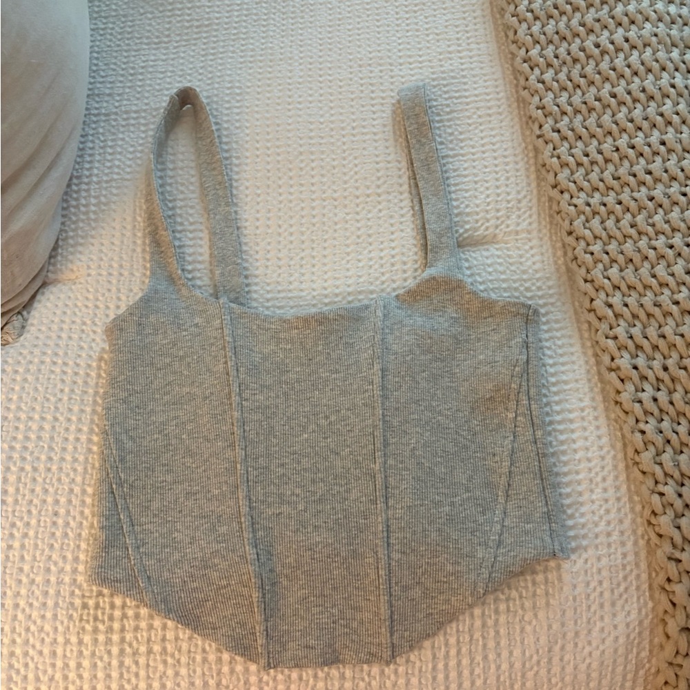 Forever 21 grey tank top